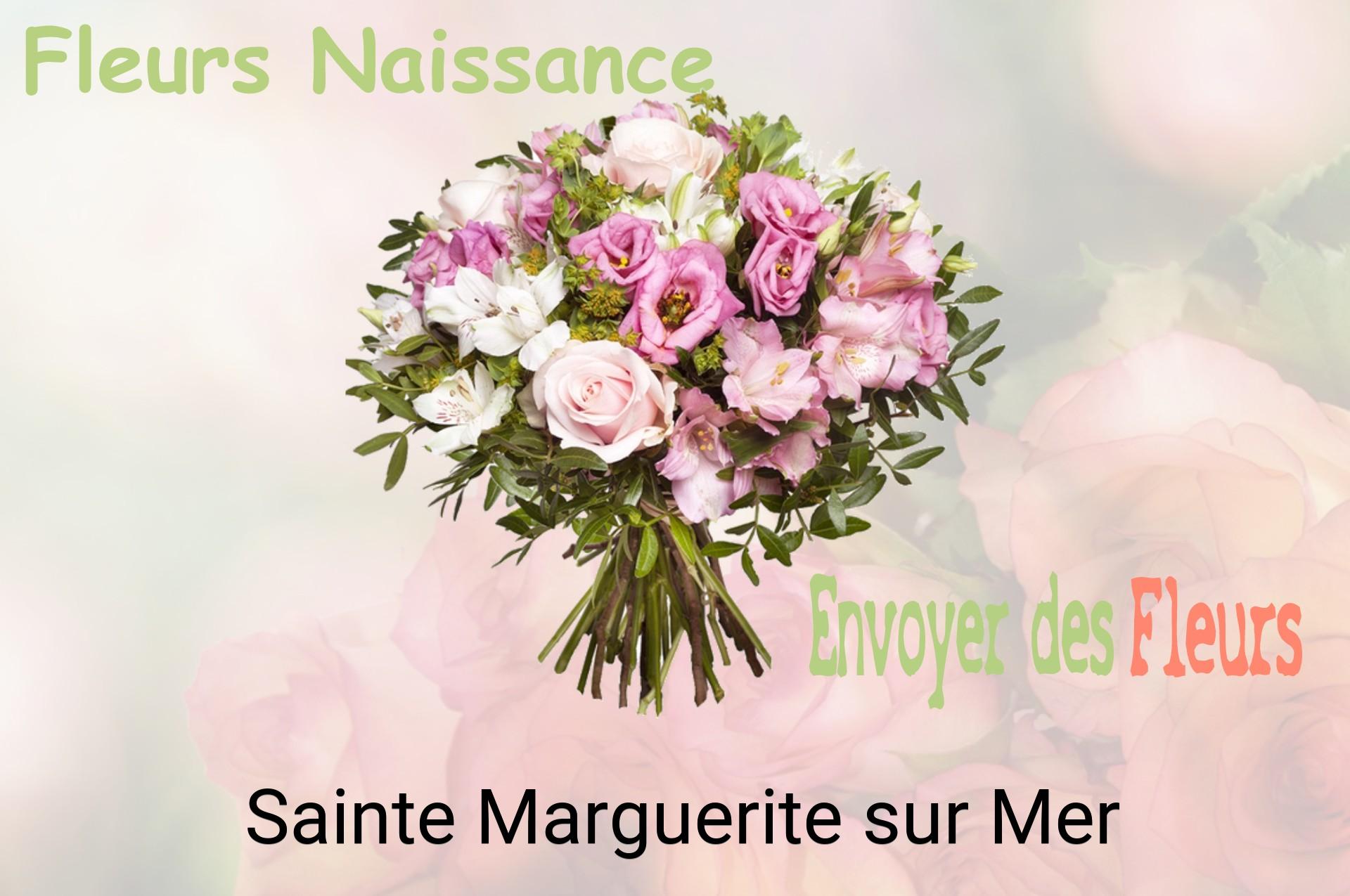 Bouquet de fleurs de naissance livré à Sainte-Marguerite-sur-Mer